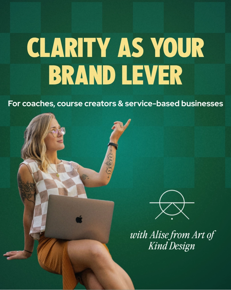Clarity as your brand lever workshop for coaches, course creators and service-based businesses