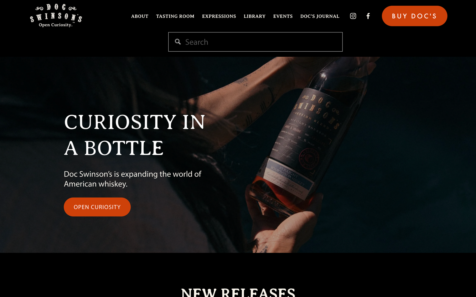 Doc Swinson’s "Curiosity in a bottle" homepage