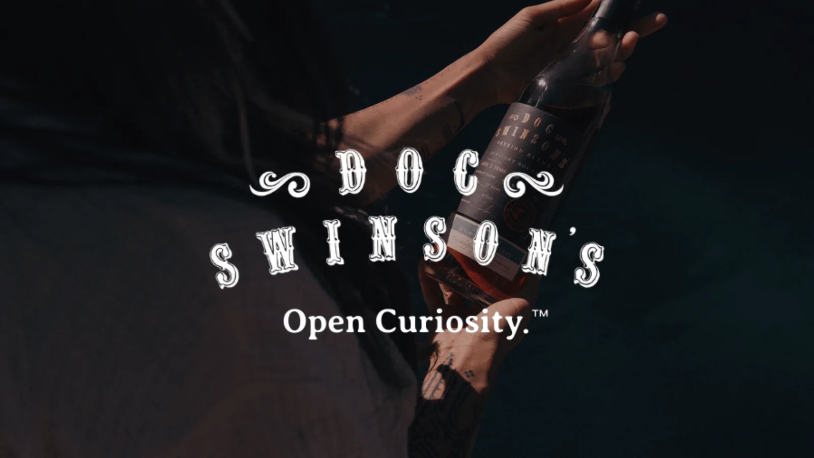 Doc Swinson’s Whiskey brand cover designed by Art of Kind Design