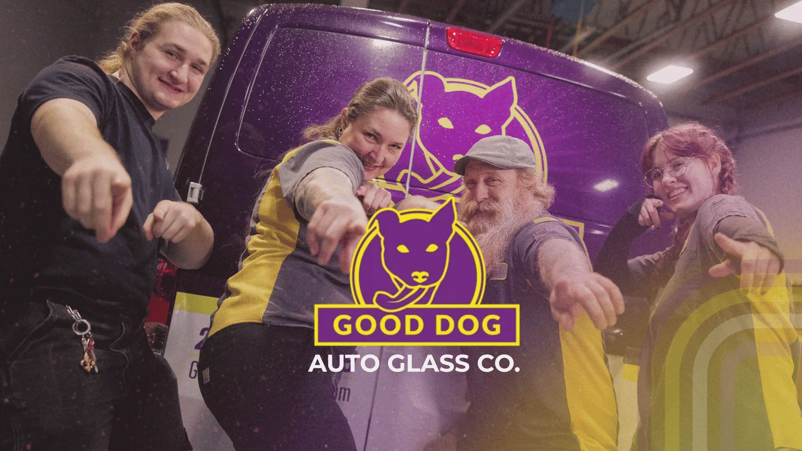 Good Dog Auto Glass brand cover designed by Art of Kind Design